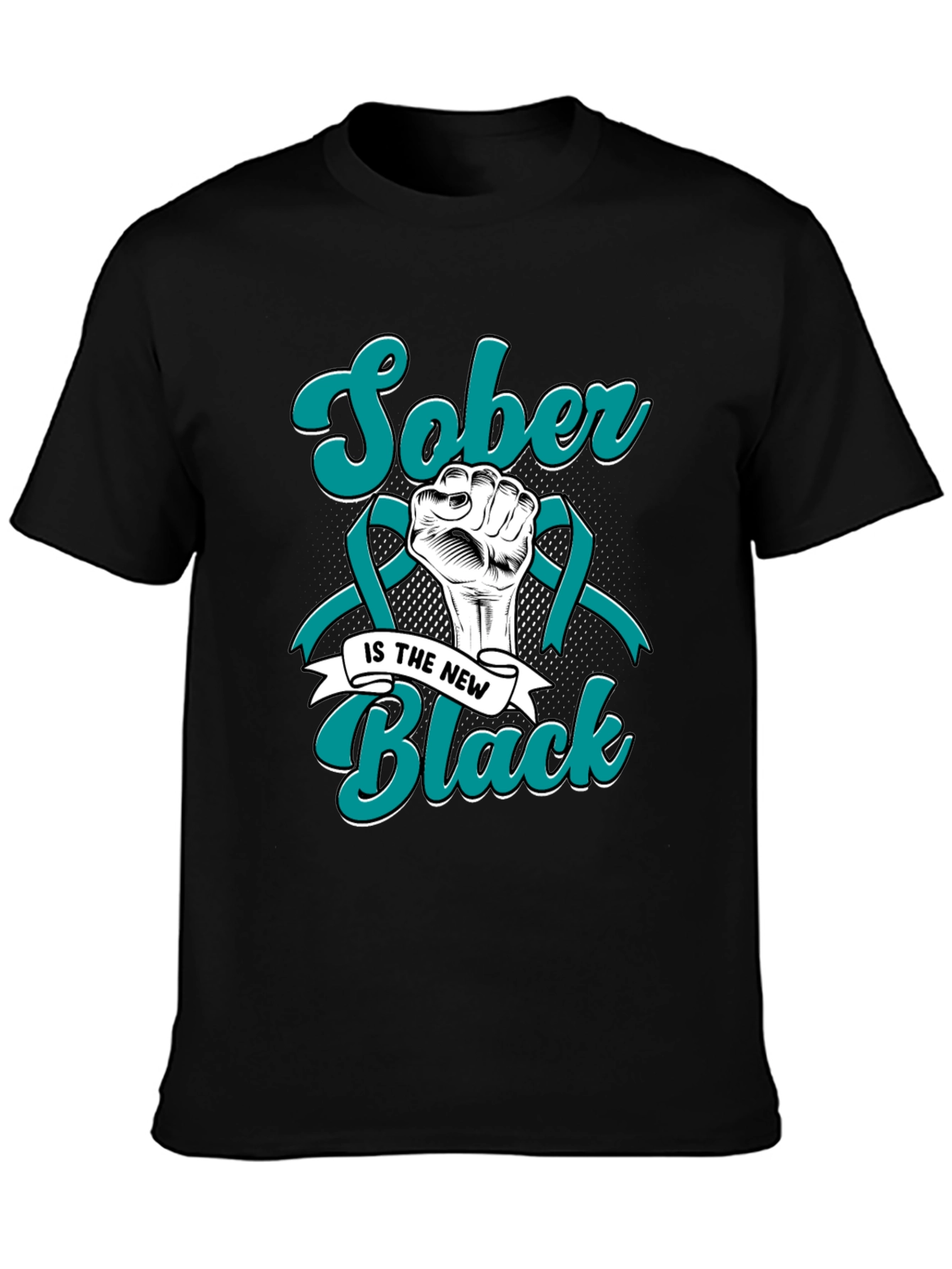 Sober is the New Black Graphic Tee