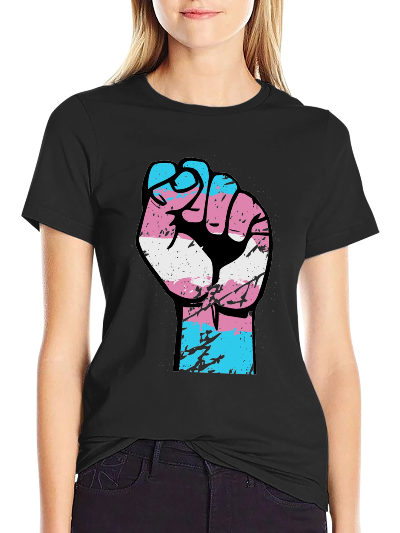 Transgender Pride Fist T-Shirt