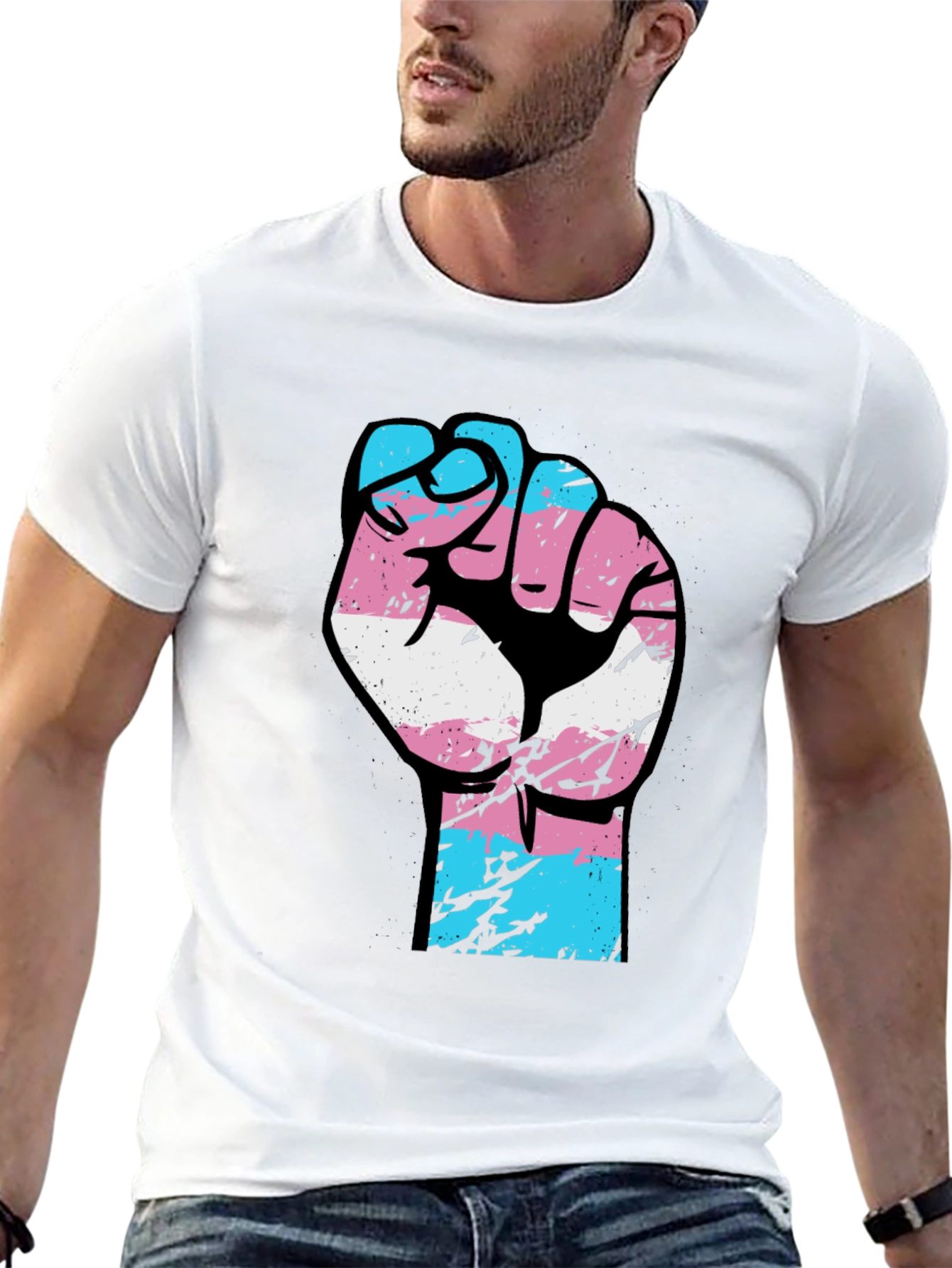 Transgender Pride Fist T-Shirt