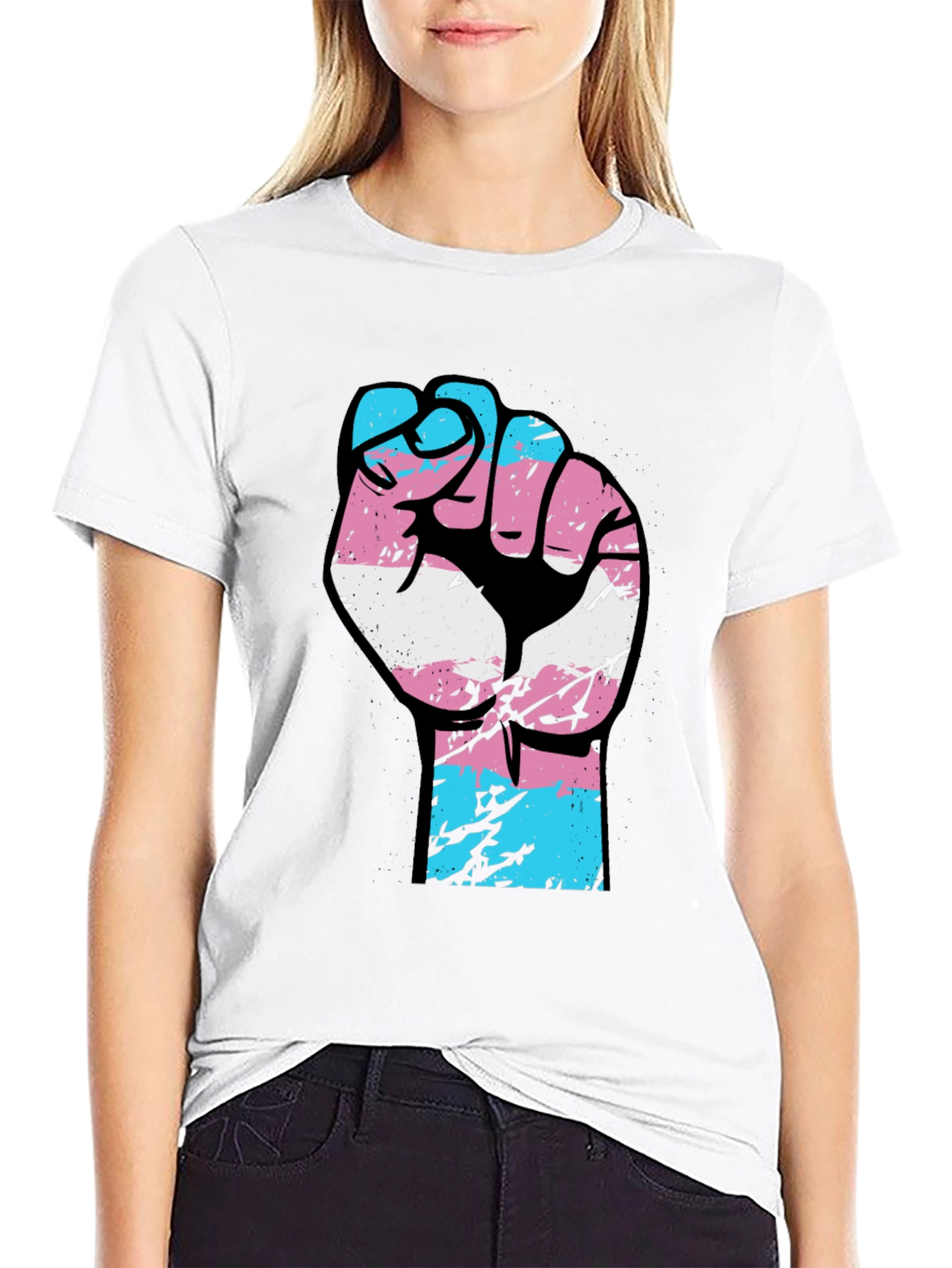 Transgender Pride Fist T-Shirt