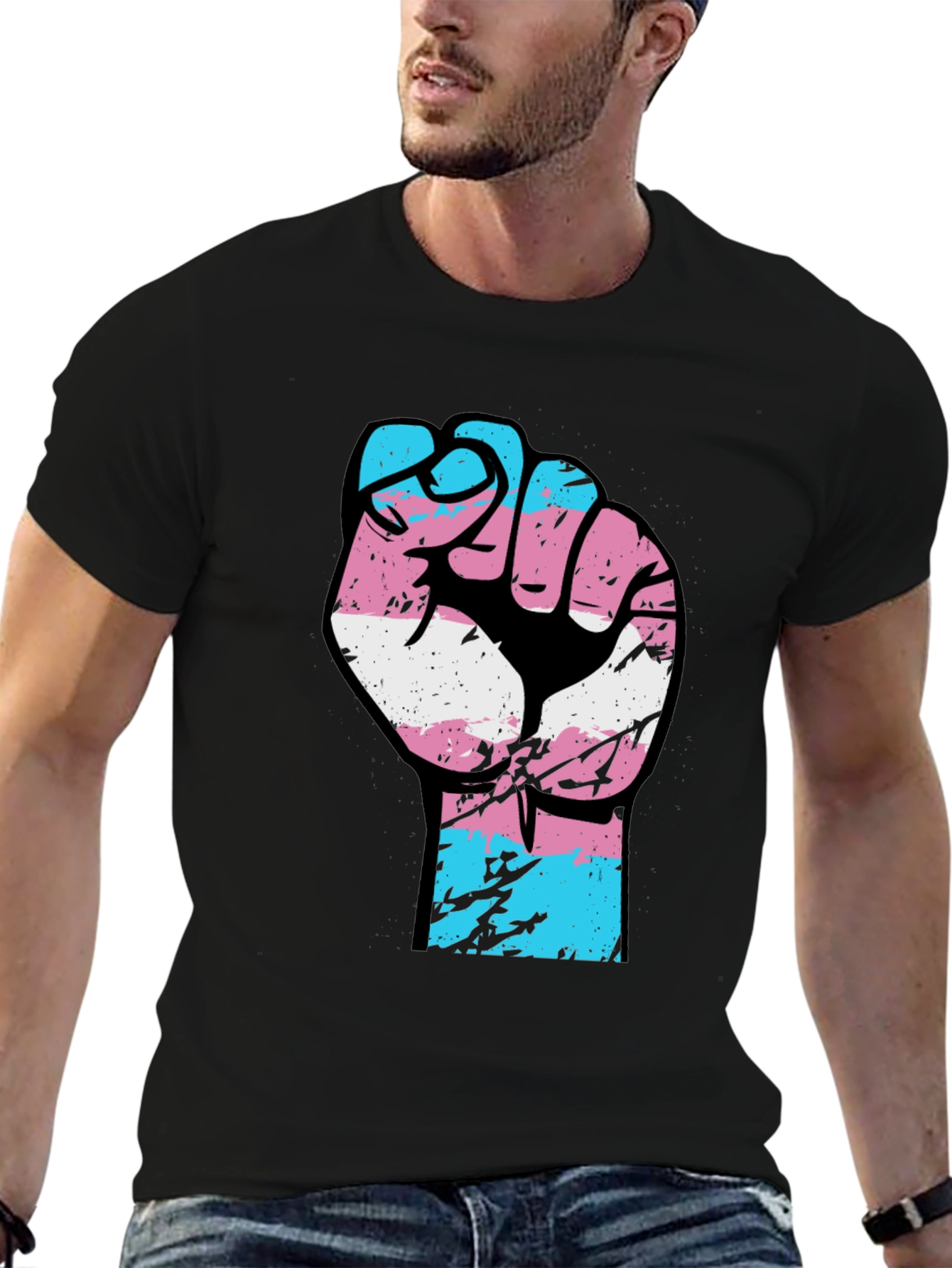 Transgender Pride Fist T-Shirt