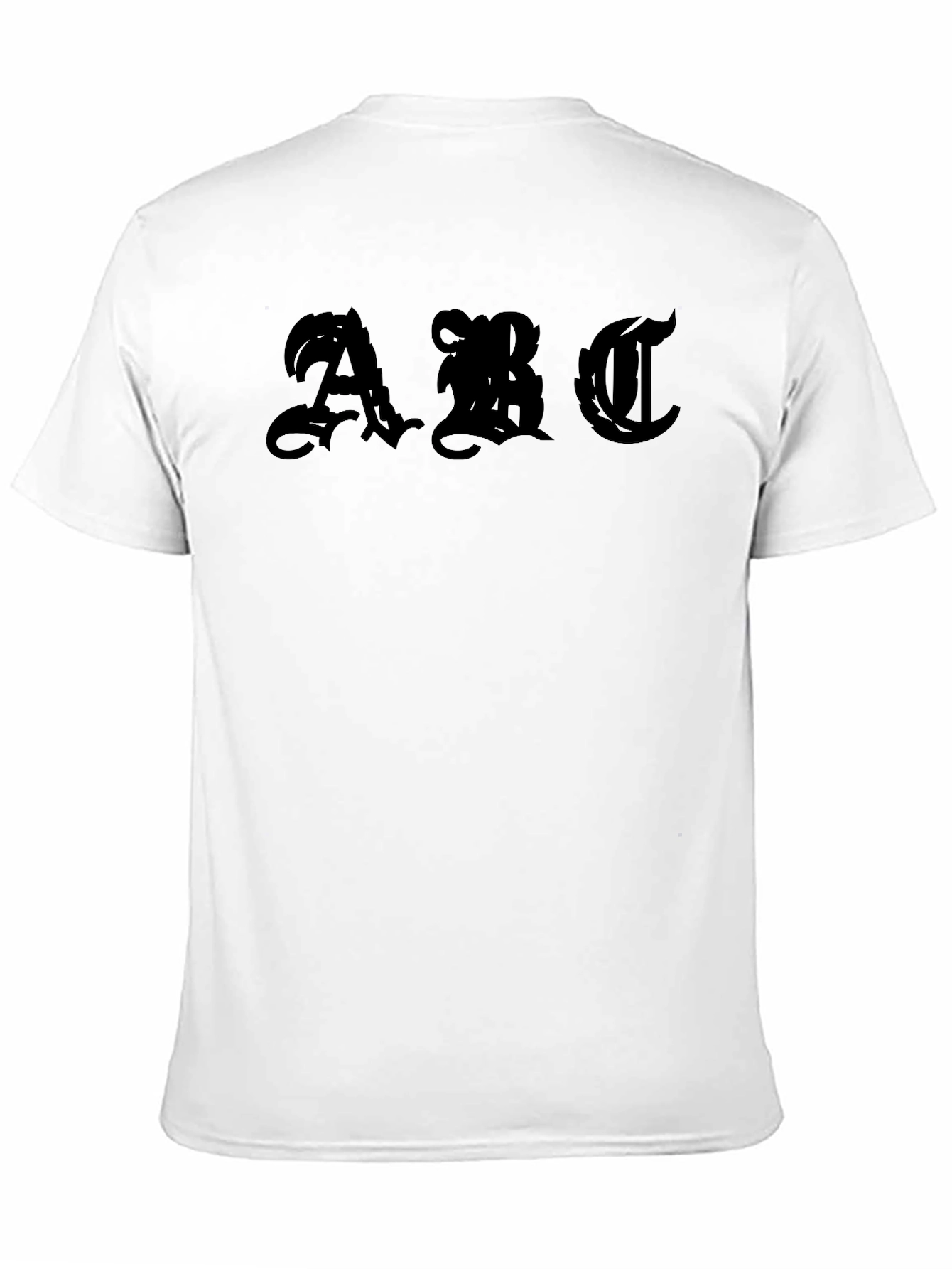Gothic ABC Black T-Shirt