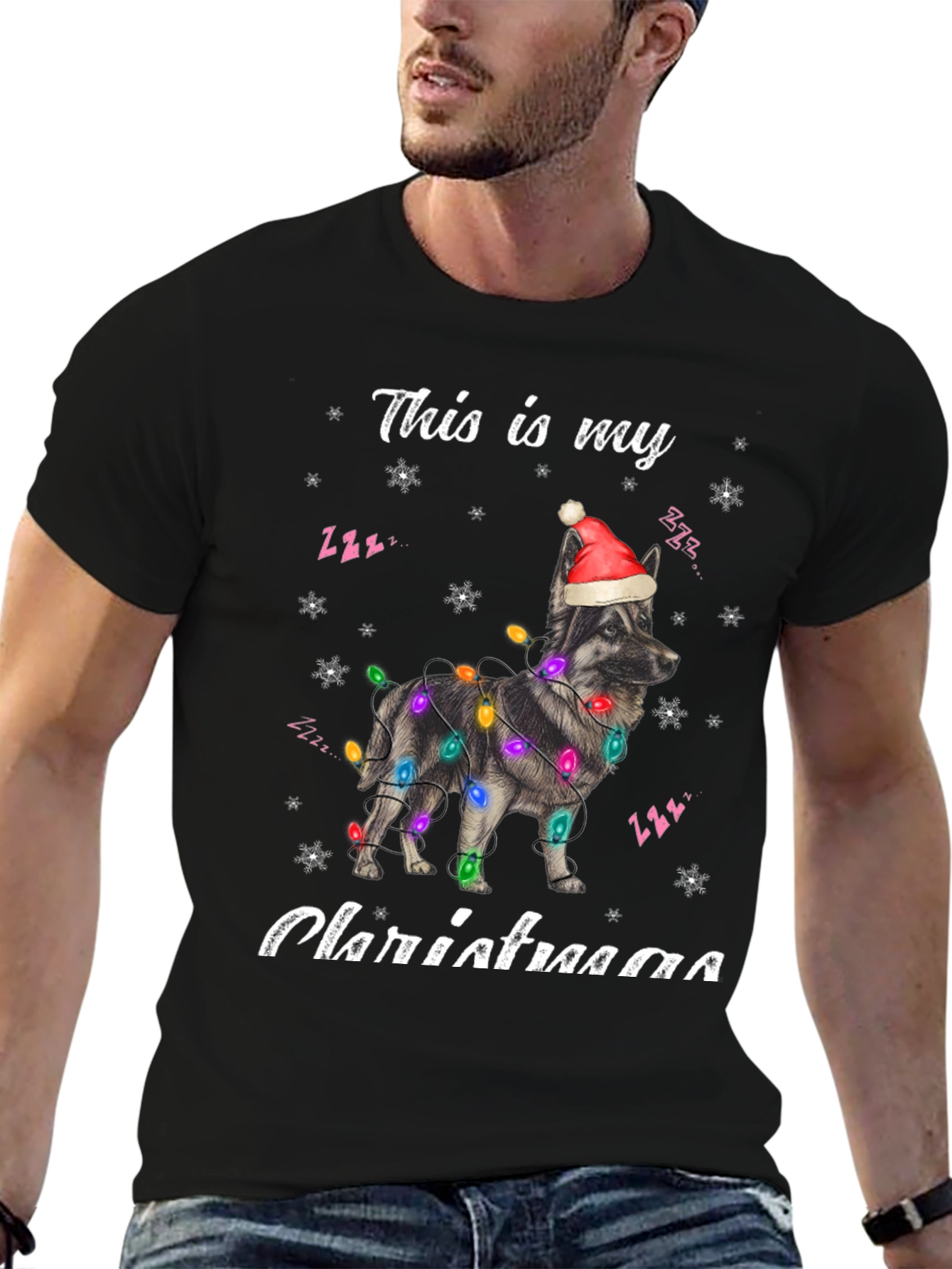 This Is My Christmas Dog T-Shirt – Festive Holiday Graphic Tee
