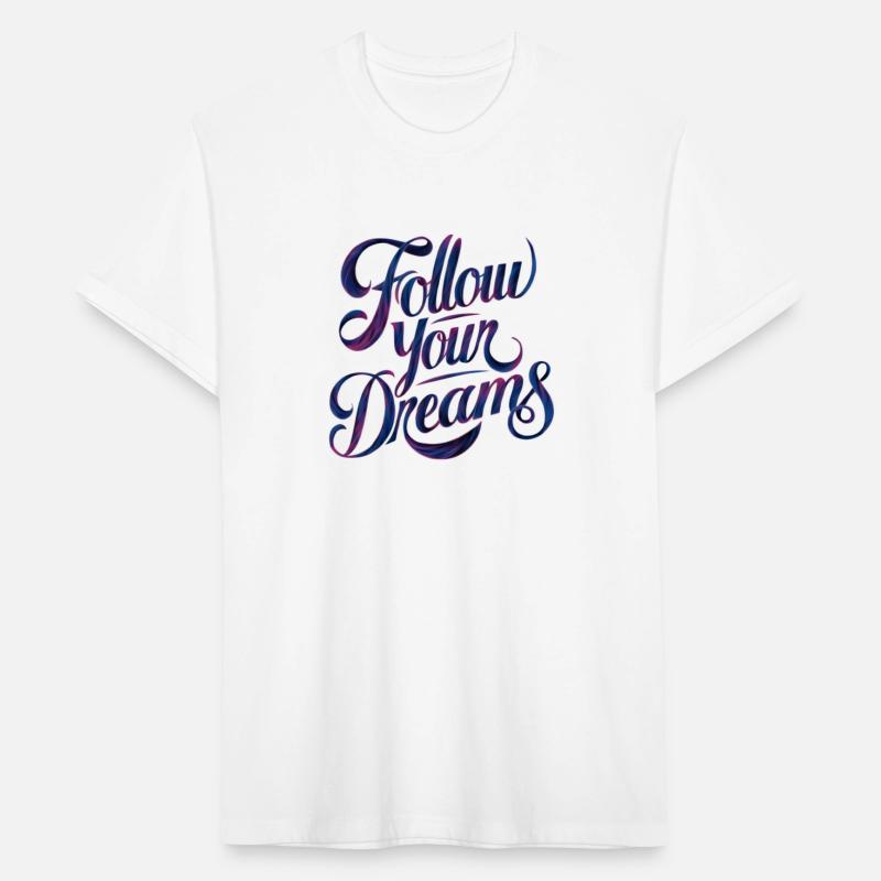 Follow Your Dreams - Gradient Typography"