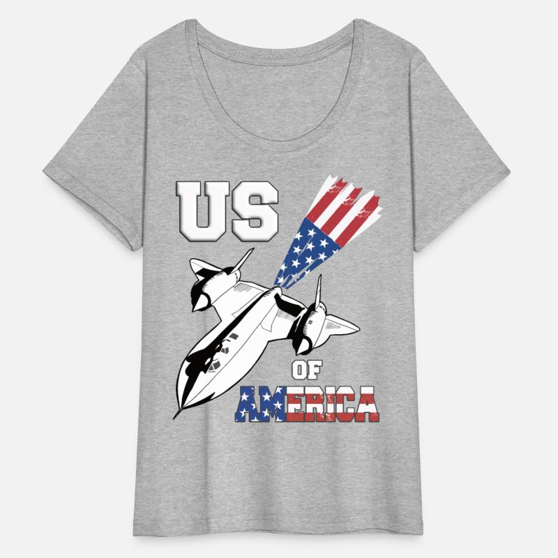 Fourth Fighter Jet USA flag