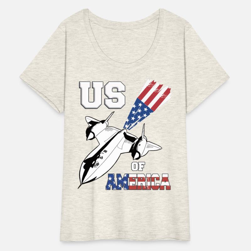 Fourth Fighter Jet USA flag