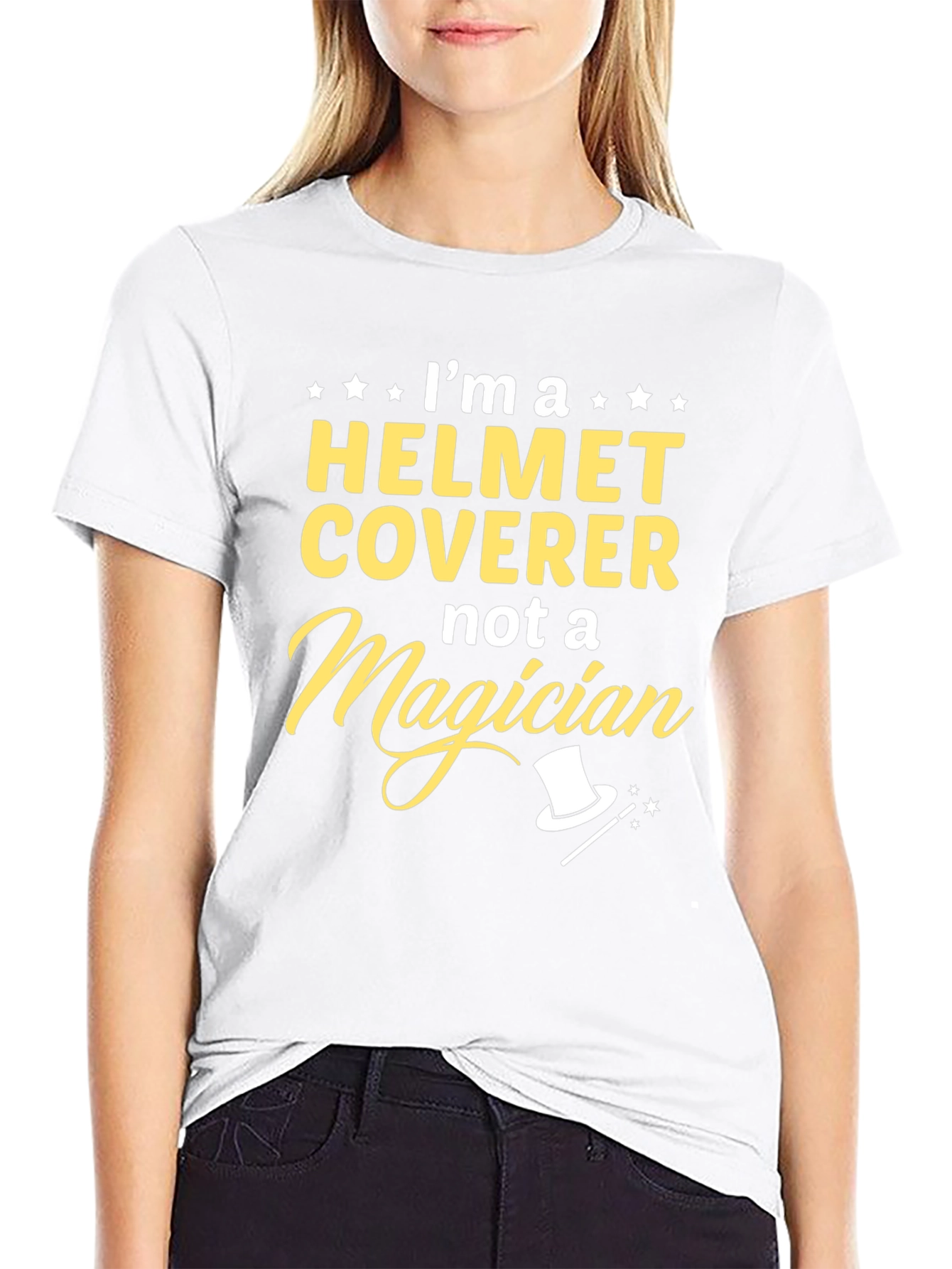 Helmet Coverer T-Shirt - Funny Job Tee