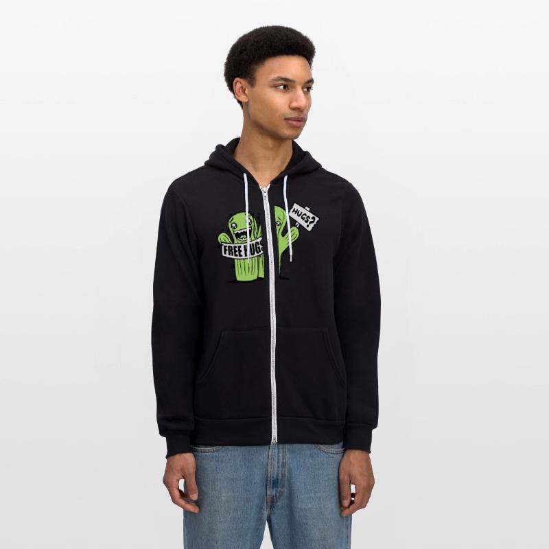 Free Hugs Signs Cactus Sad Face Two Cacti Friends