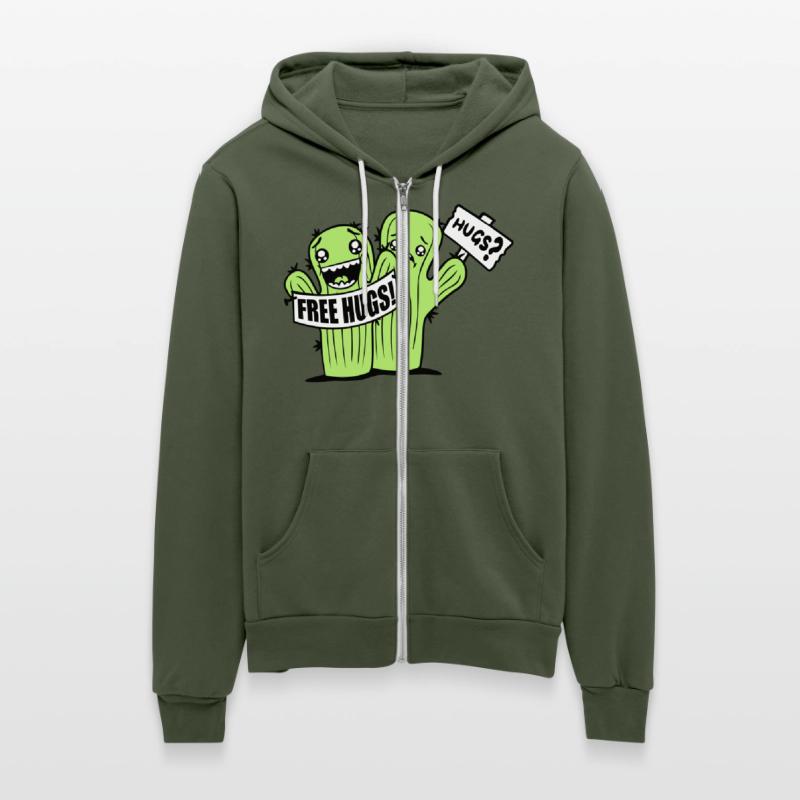 Free Hugs Signs Cactus Sad Face Two Cacti Friends