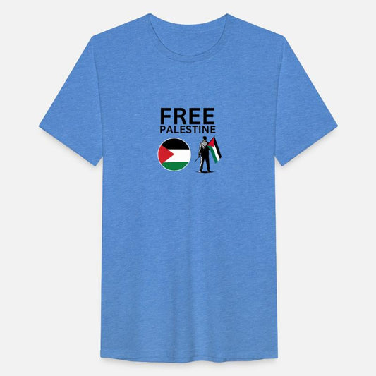Free Palestine | Man with flag
