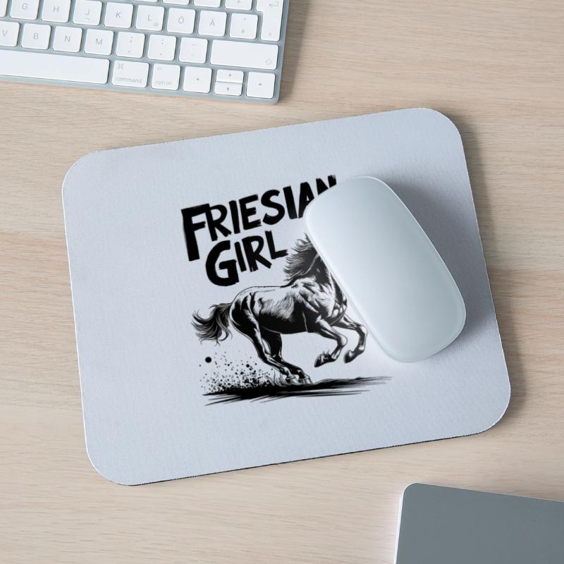 Friesian Girl Dreams in Gallops