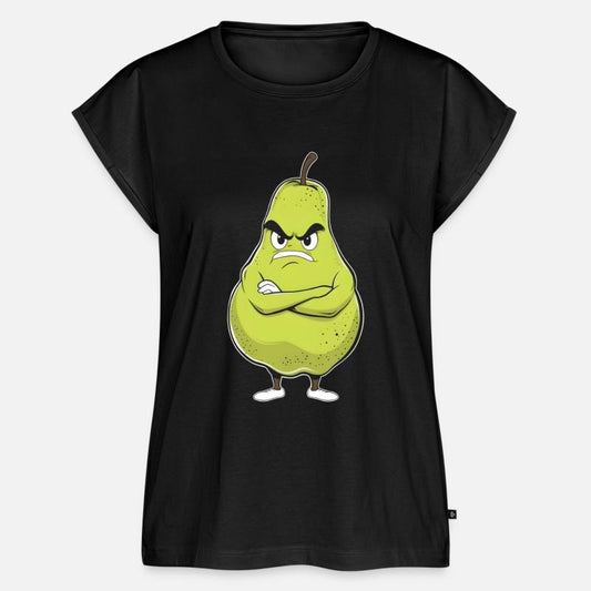 Fruits Looking Angry Pear