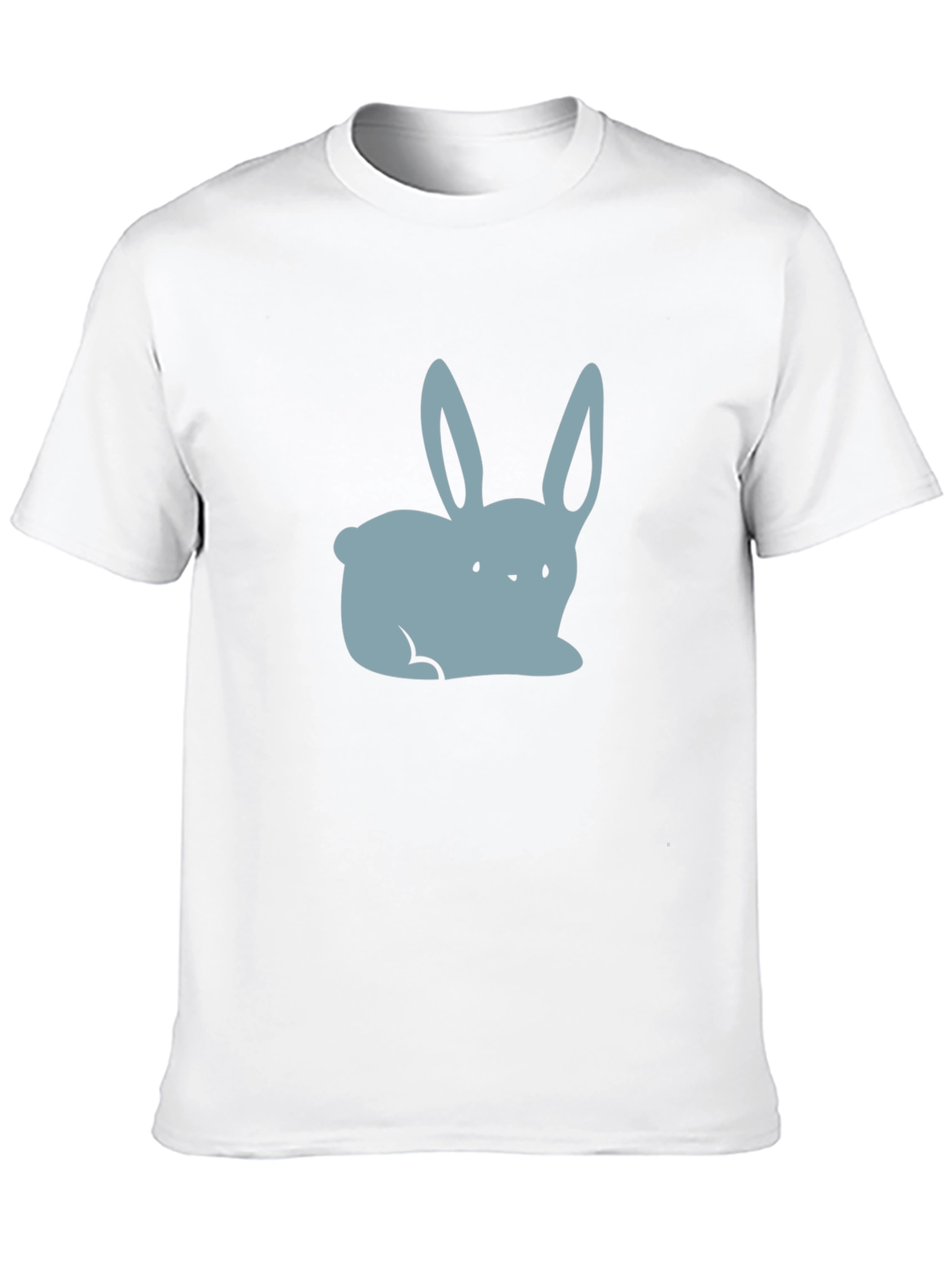 Cute Bunny Graphic Tee - Soft Cotton Blend