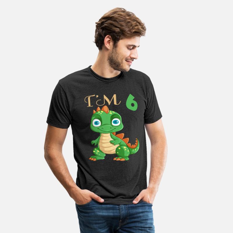 Funny Dinosaur I'm 6 Years Old Boys 6th Birthday