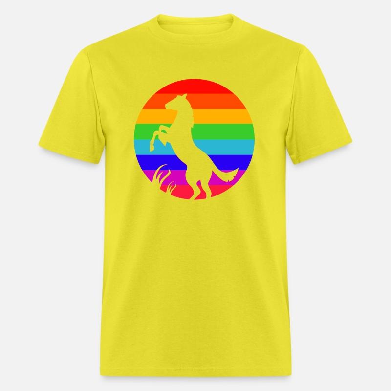 funny hors with colors