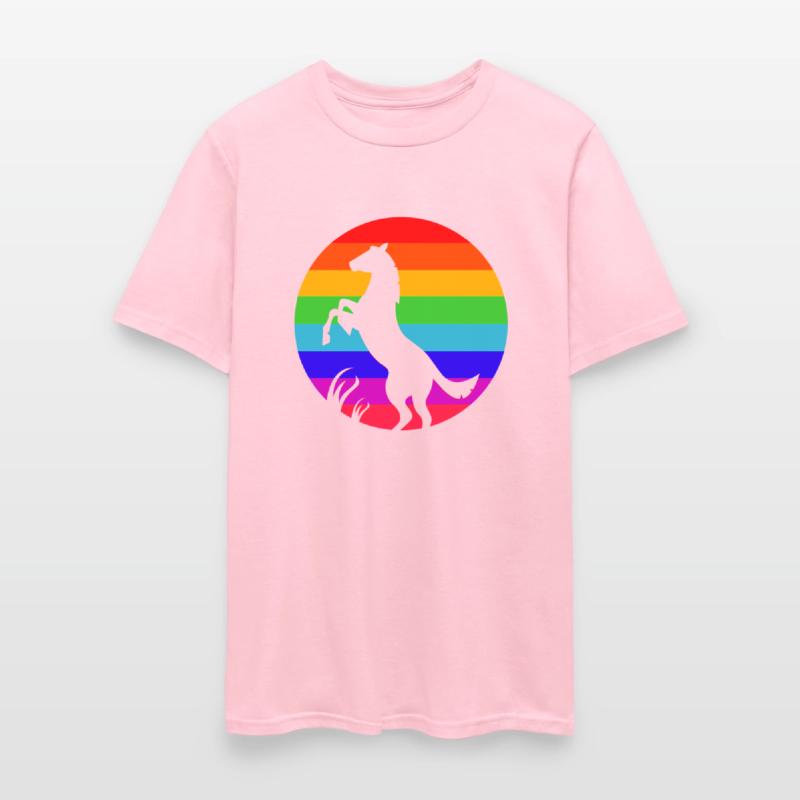 funny hors with colors