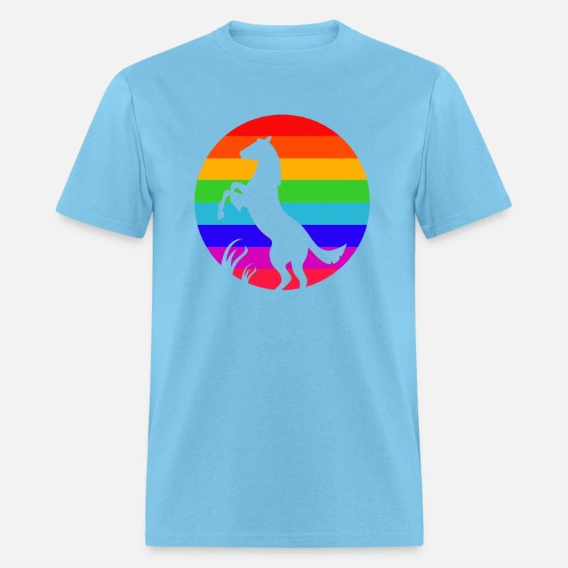 funny hors with colors