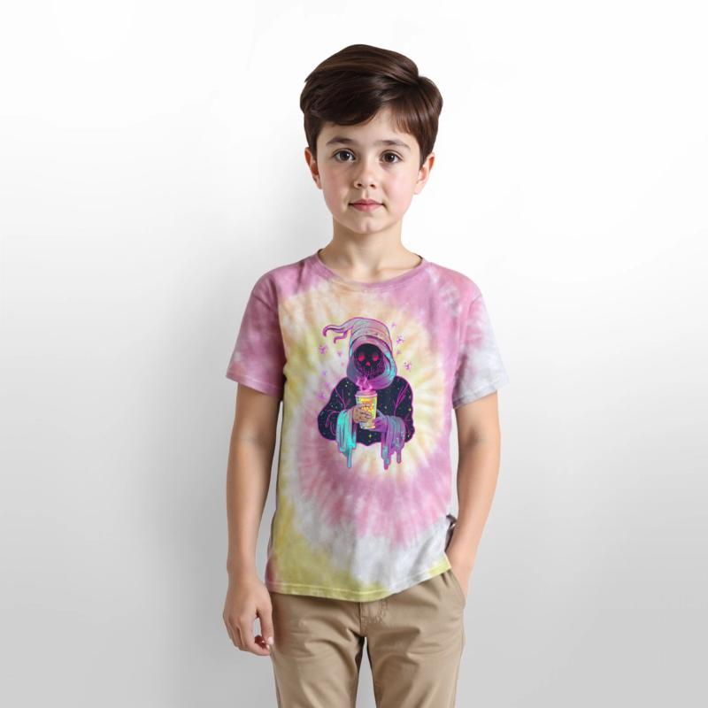 Funny Little Ghost Drinking Just Waiting for Hallo