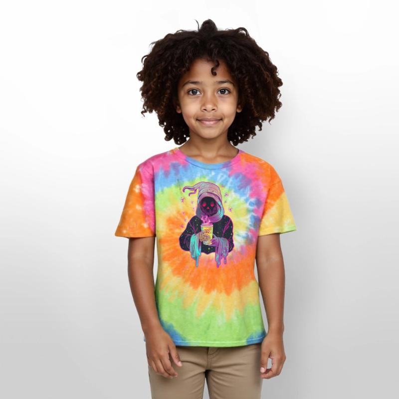 Funny Little Ghost Drinking Just Waiting for Hallo