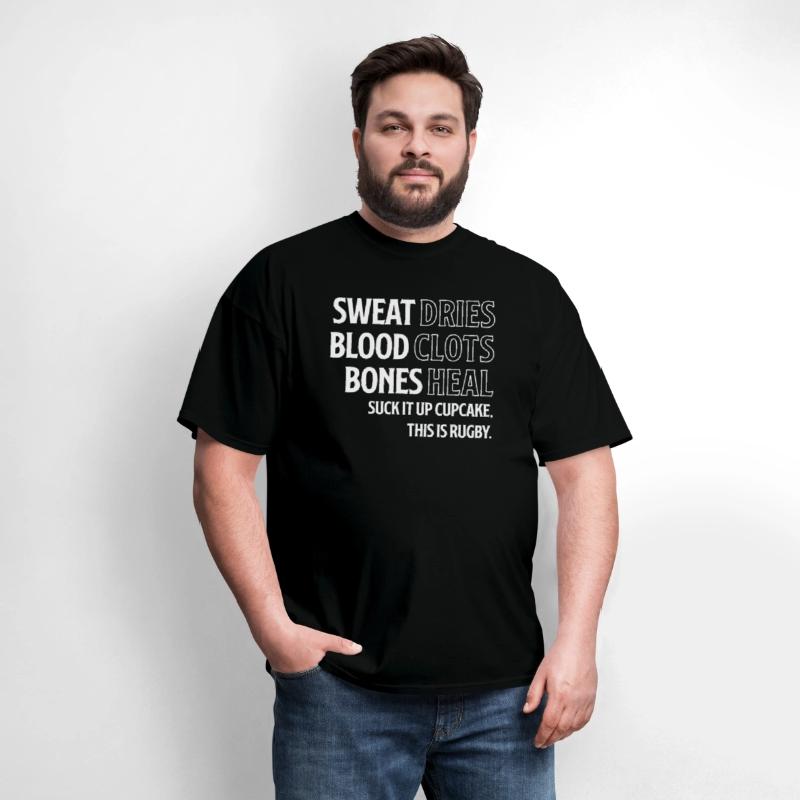 Funny Rugby Sports Lover Gift Sweat Blood Bones