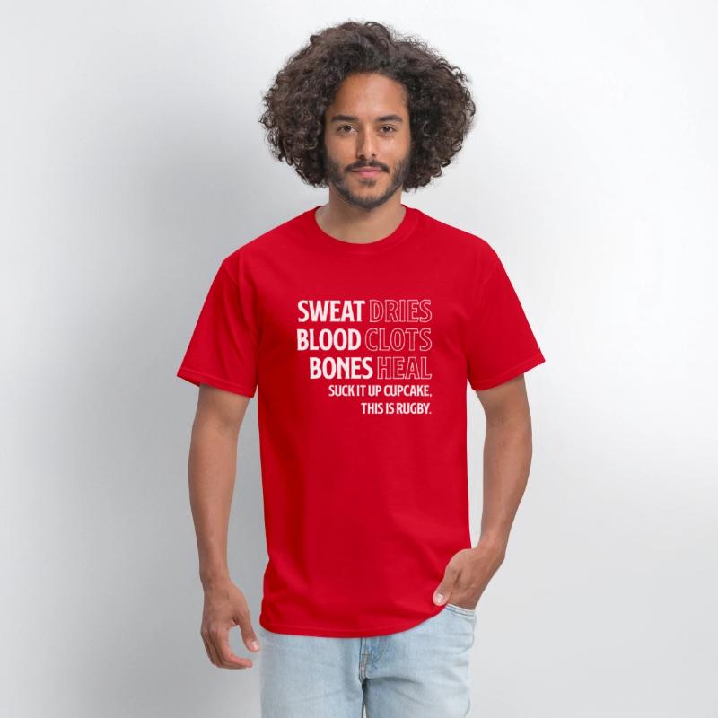 Funny Rugby Sports Lover Gift Sweat Blood Bones