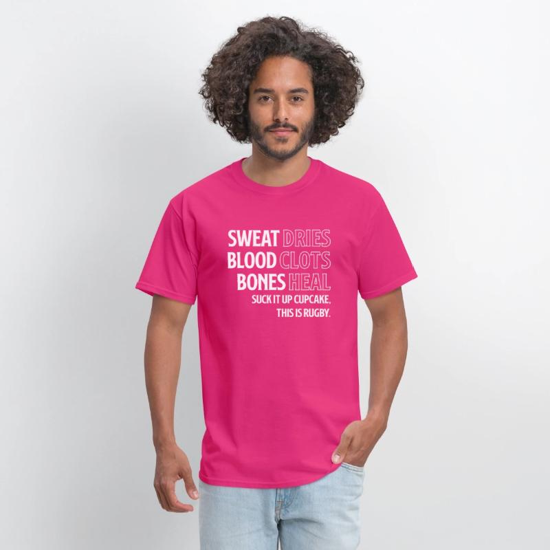 Funny Rugby Sports Lover Gift Sweat Blood Bones