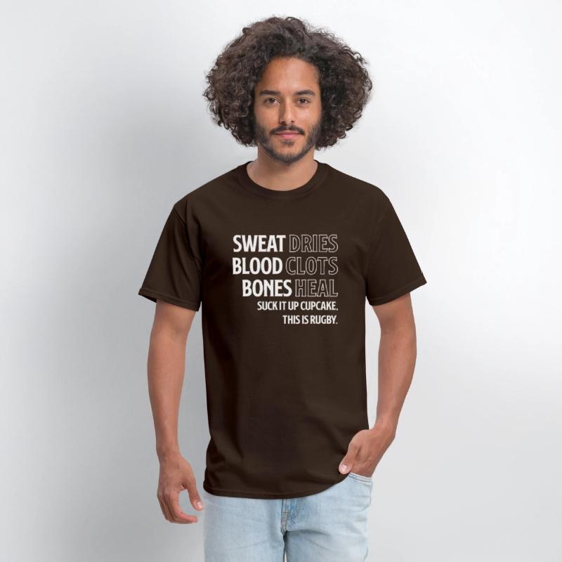 Funny Rugby Sports Lover Gift Sweat Blood Bones