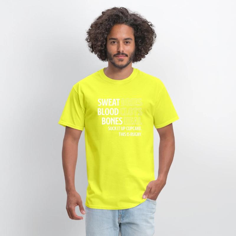 Funny Rugby Sports Lover Gift Sweat Blood Bones