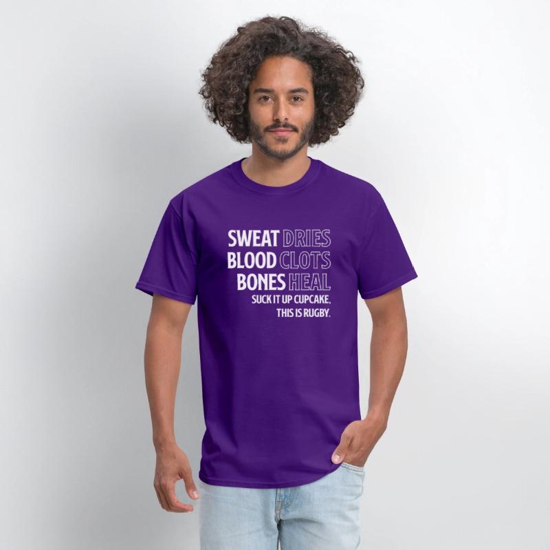 Funny Rugby Sports Lover Gift Sweat Blood Bones