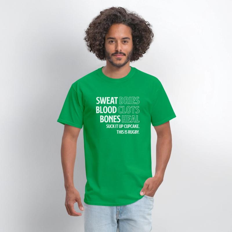 Funny Rugby Sports Lover Gift Sweat Blood Bones