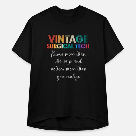 Funny Scrub Tech For Women Vintage Surgical Tech