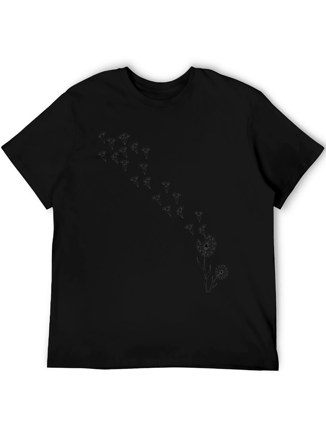 Basic Black Short Sleeve Crew Neck T-Shirt