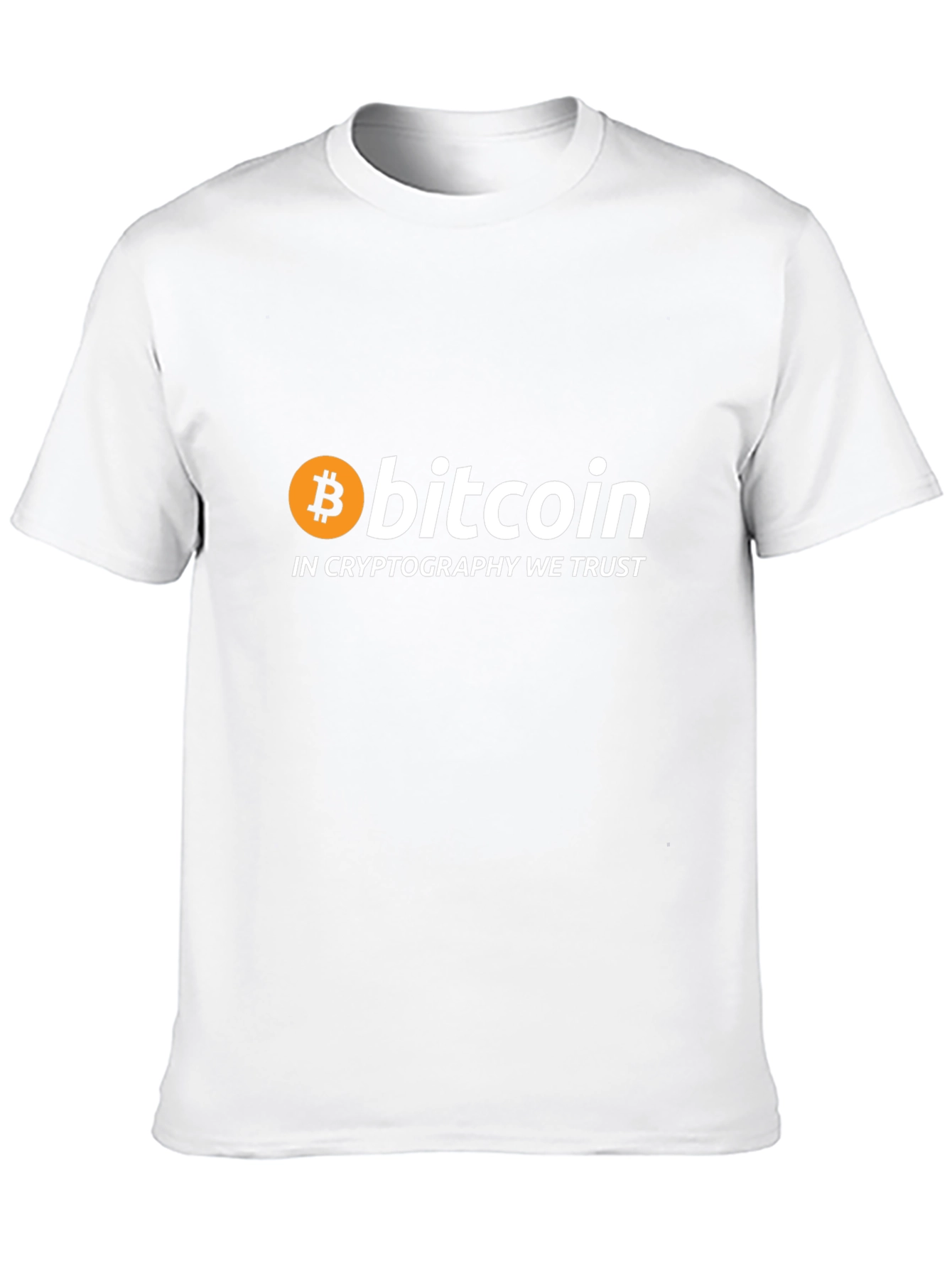 Bitcoin Cryptocurrency Graphic T-Shirt