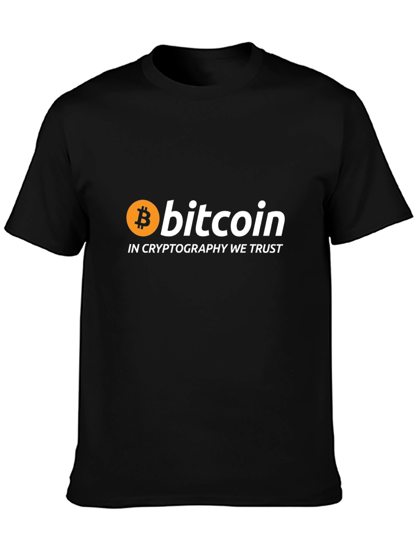 Bitcoin Cryptocurrency Graphic T-Shirt