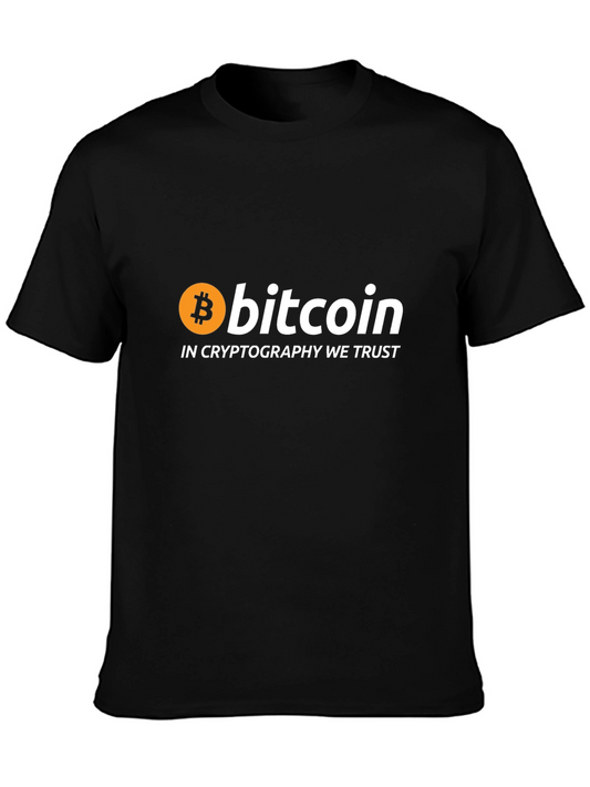 Bitcoin Cryptocurrency Graphic T-Shirt