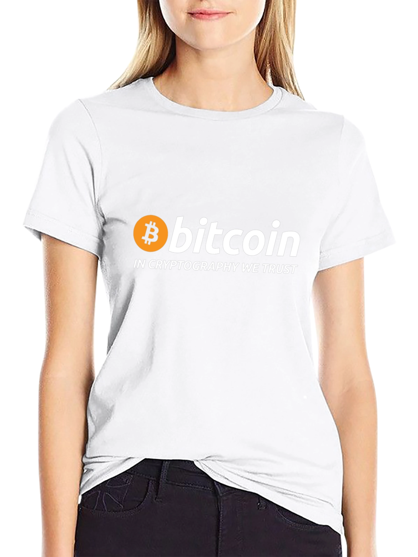 Bitcoin Cryptocurrency Graphic T-Shirt