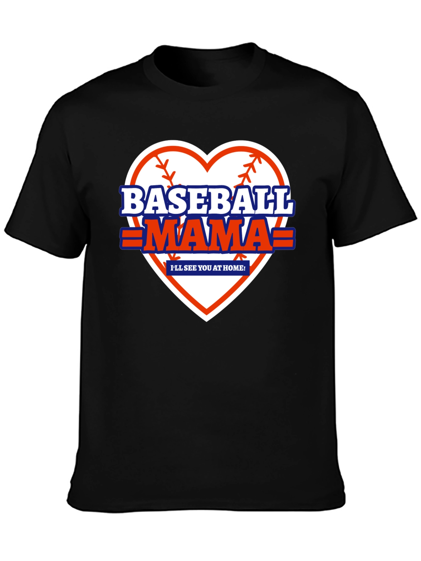Baseball Mama Graphic T-Shirt