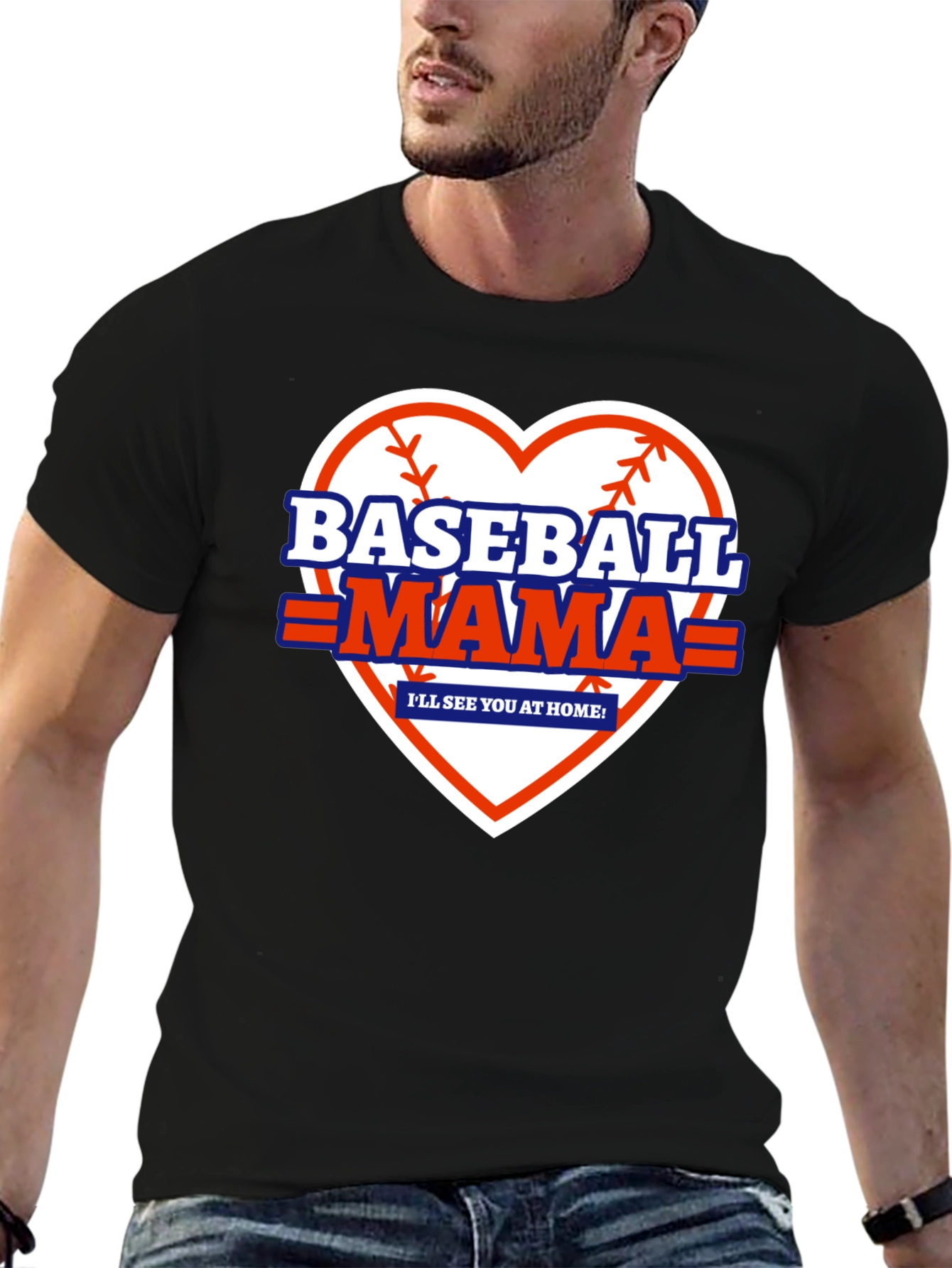 Baseball Mama Graphic T-Shirt