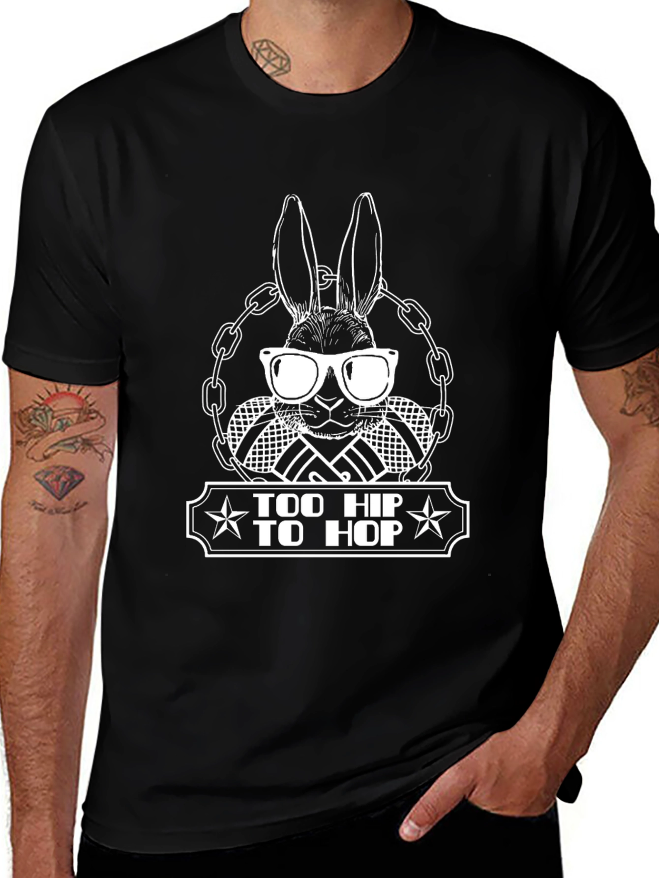 Too Hip to Hop Graphic T-Shirt