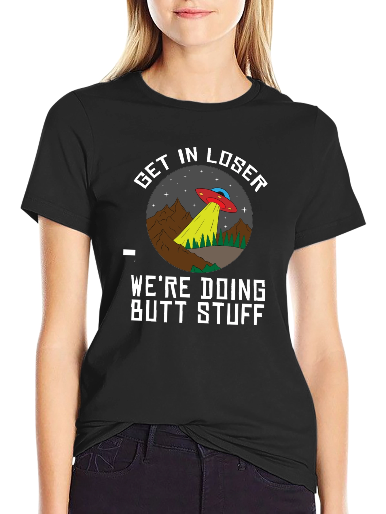 Get In Loser UFO Graphic Tee