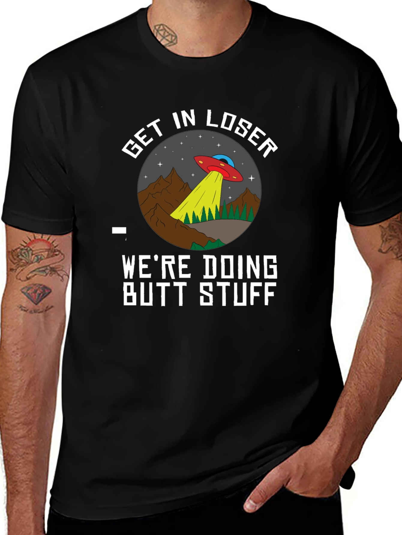 Get In Loser UFO Graphic Tee