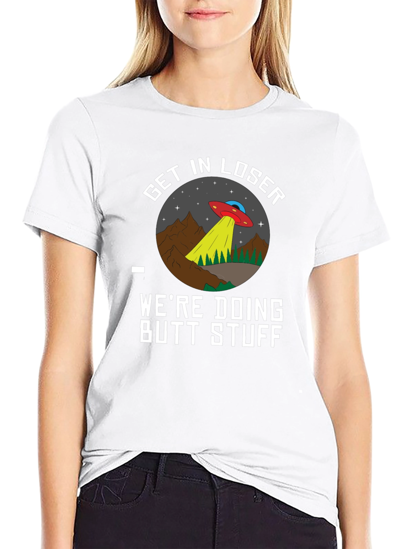 Get In Loser UFO Graphic Tee