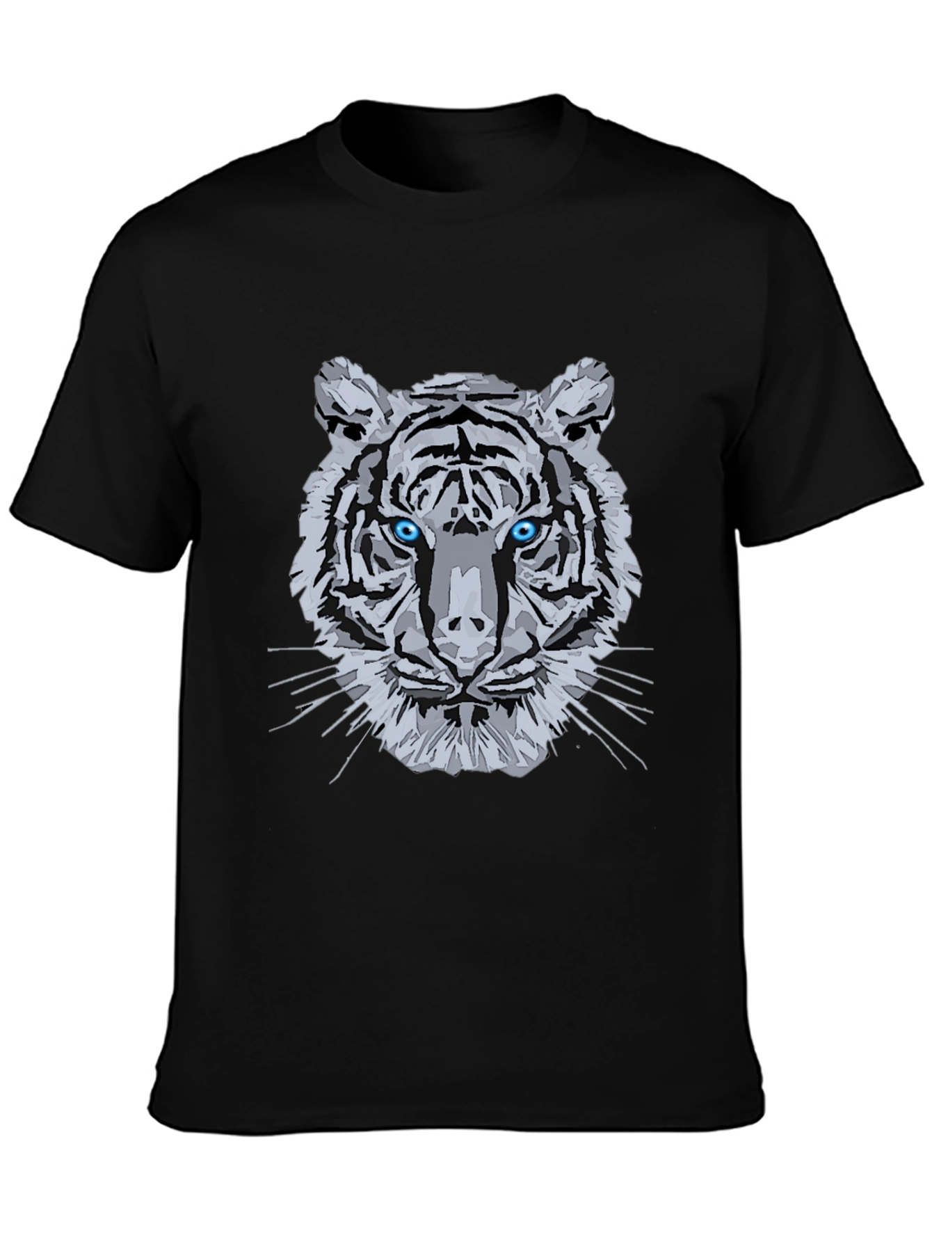 Cool Tiger Graphic Black T-Shirt