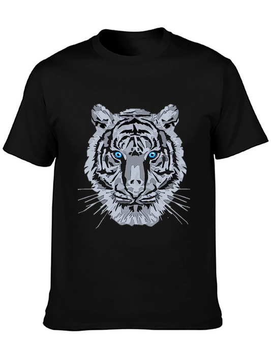 Cool Tiger Graphic Black T-Shirt