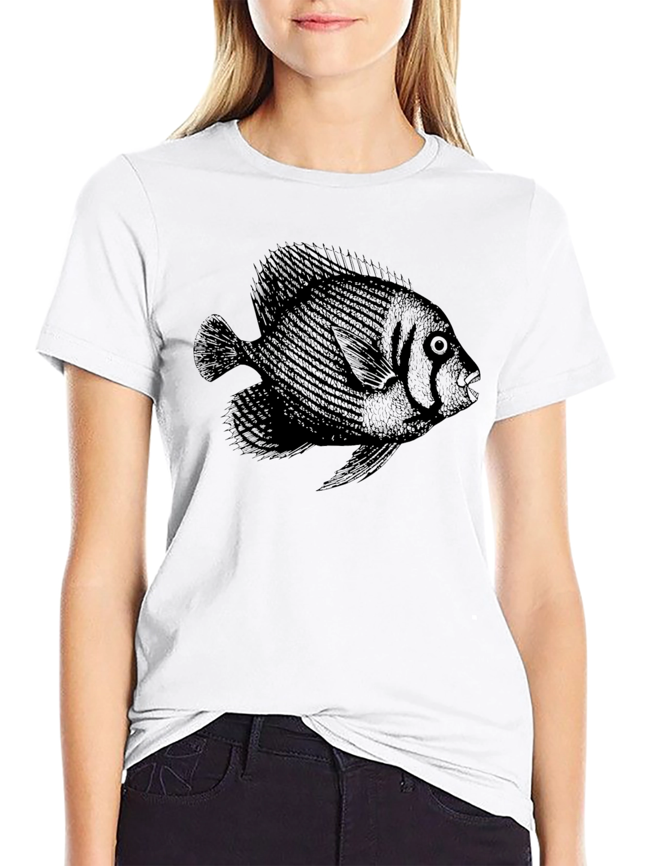 Black Fish Graphic T-Shirt - Unisex