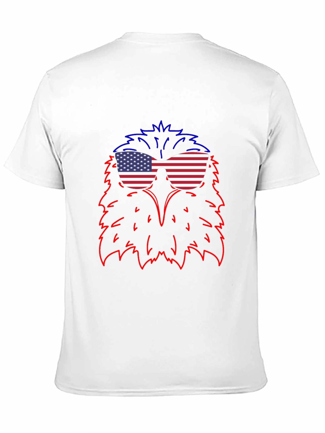 Eagle USA Flag Sunglasses T-Shirt - Patriotic Style