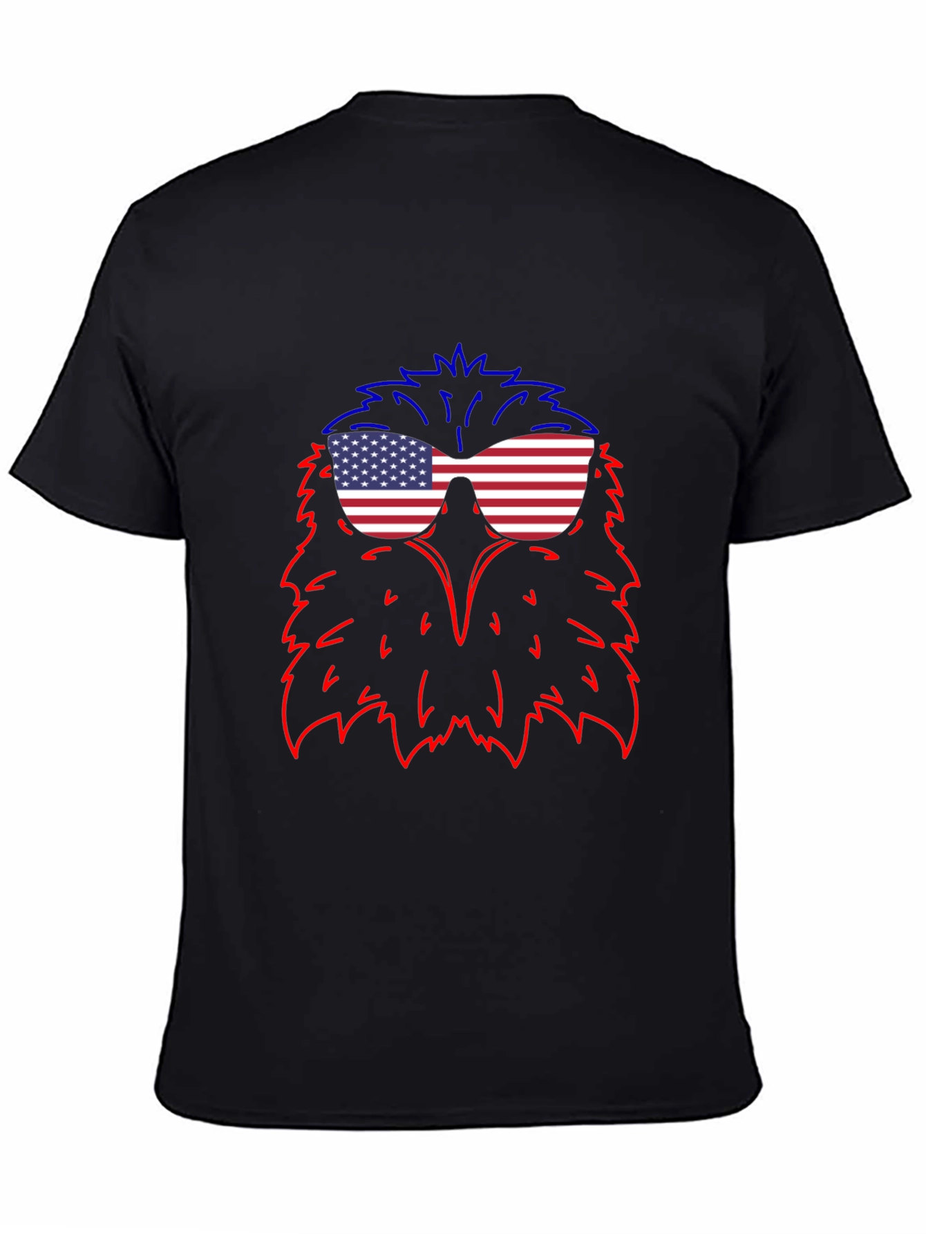 Eagle USA Flag Sunglasses T-Shirt - Patriotic Style