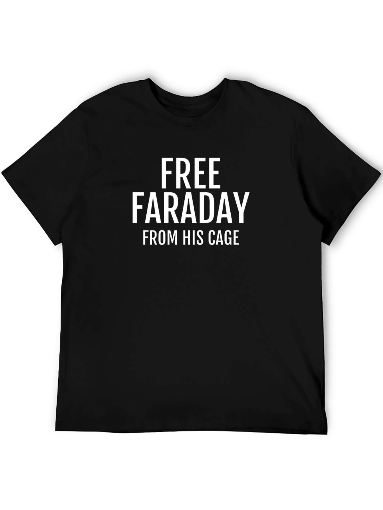 Free Faraday T-Shirt - Black Cotton Blend