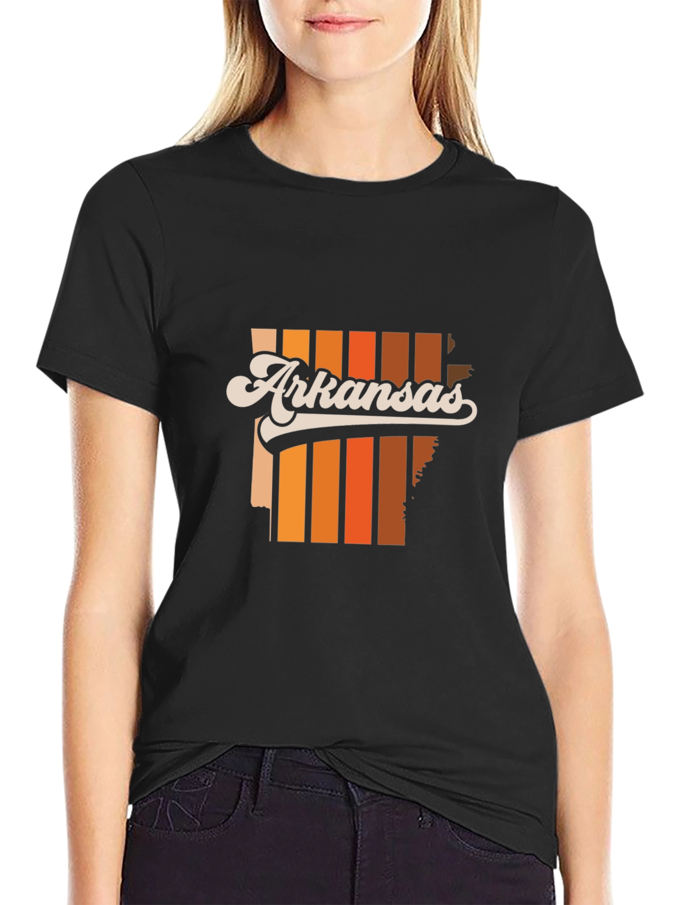 Retro Arkansas Graphic Tee - State Pride T-Shirt