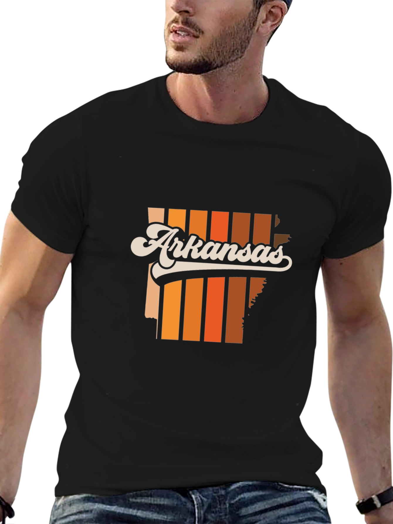 Retro Arkansas Graphic Tee - State Pride T-Shirt